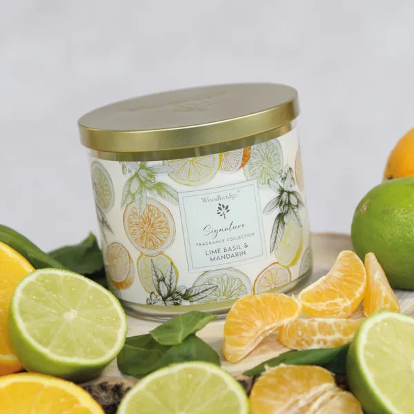 Lime Basil & Mandarin Wax Tumbler Candle
