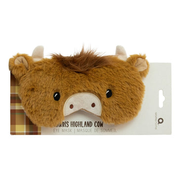 Aroma Home Harris Highland Cow Sleep Eye Mask