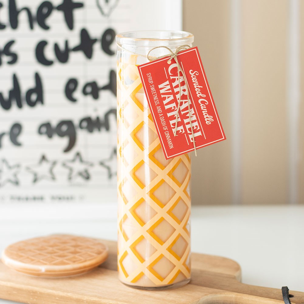 Caramel Waffle Scented Tube Candle