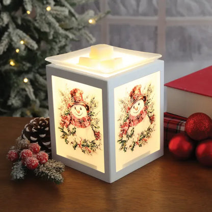 Electric Melter Snowman 14cm