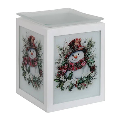 Electric Melter Snowman 14cm