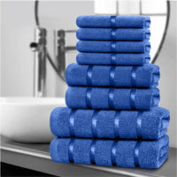 8 Piece Boston Towel Bale Set Blue