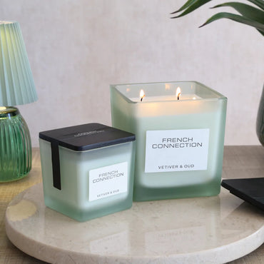Vetiver & Oud Candle by French Connection 220g