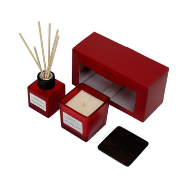 Ruby Cherry & Merlot Candle and Diffuser Gift Set by French Connection 100ml/220