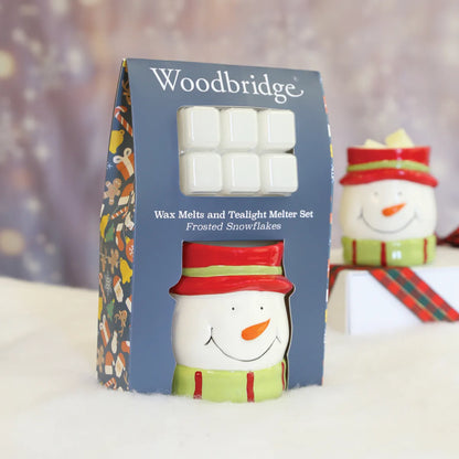 Woodbridge Wax Melts & Tealight Melter Set – Snowman