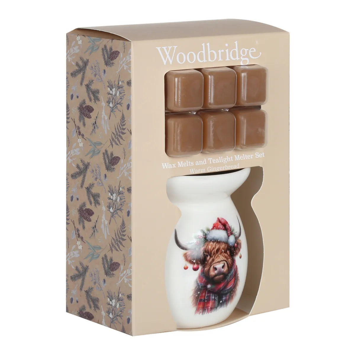 Woodbridge Wax Melts & Tealight Melter Set – Highland Cow